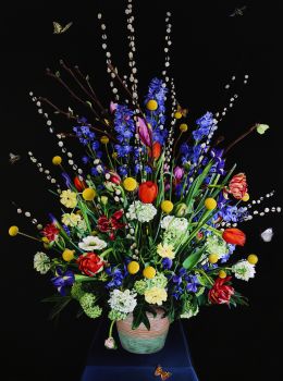 Floral Still life V by Joran van der Haar