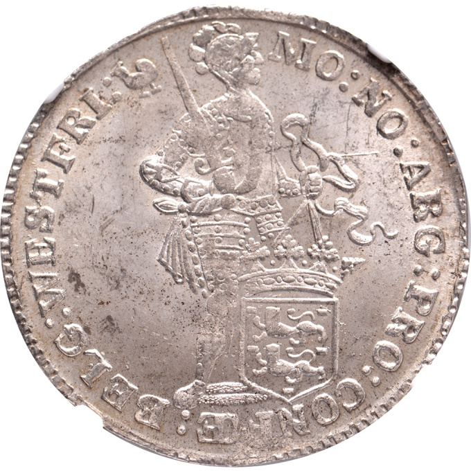 Silver ducat West-Friesland NGC MS64+ by Unknown artist