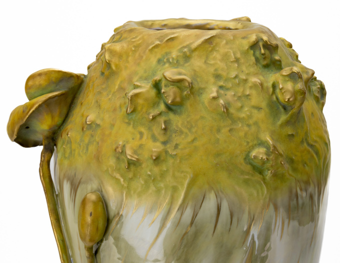 Amphora Austria – Riessner, Stellmacher & Kessel – “Fates” Art Nouveau vase by Amphora