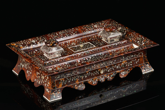 Early Victorian Inkstand by Artiste Inconnu
