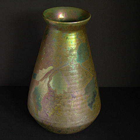 Ceramic art nouveau vase  by Clement Massier