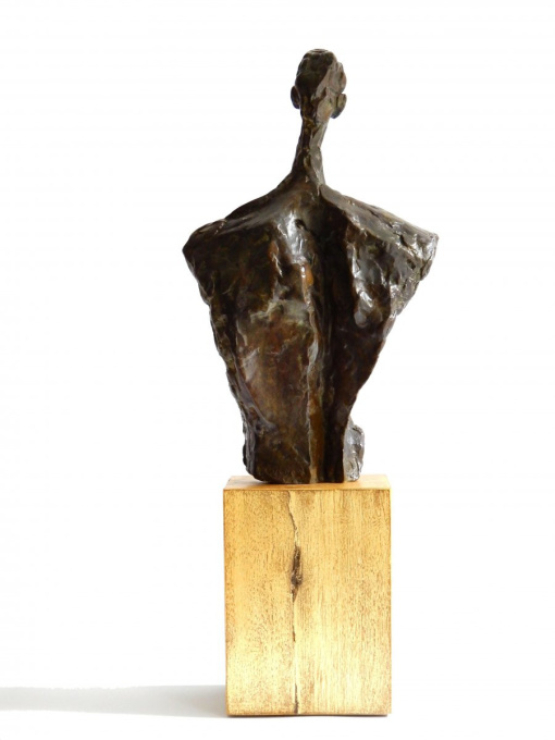 Buste cubiste de l'homme moderne by Léon Indenbaum