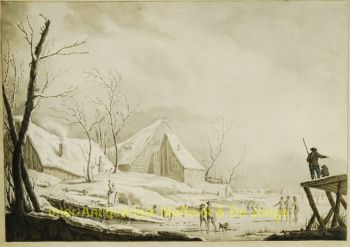 Winterlandschap naar Pillement by John Atkinson