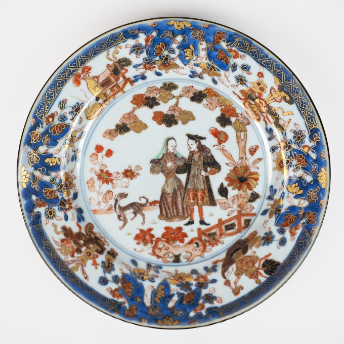 Governor Duff plate, 18th century. by Artiste Inconnu