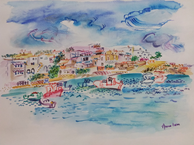    Sailing in Koufonisia Greece  by Iam Anna