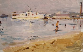 Boy at the sea – Evpatoria, Crimea by Viktor Pirogov