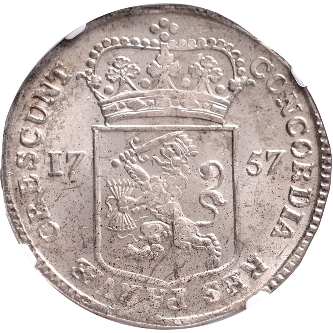 Silver ducat West-Friesland NGC MS64+ by Unknown artist