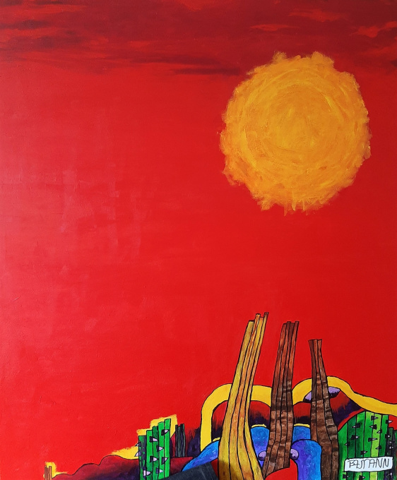 Burning Sun by Bert Baumann