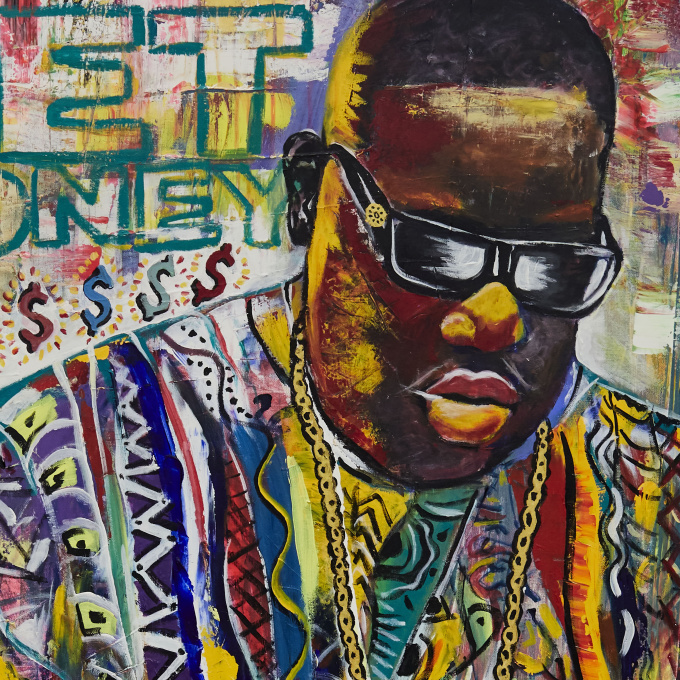 Notorious BIG get money by Art by Son