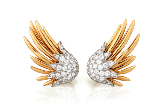 Earrings Wings Tiffany / Schlumberger by & Co. Tiffany
