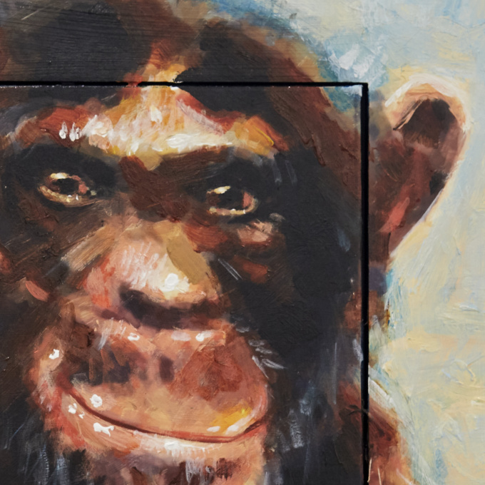 The Monkey by Unbekannter Künstler