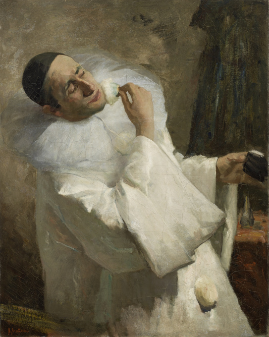 Portrait of a Pierrot (presumably Buziau) by Floris Arntzenius