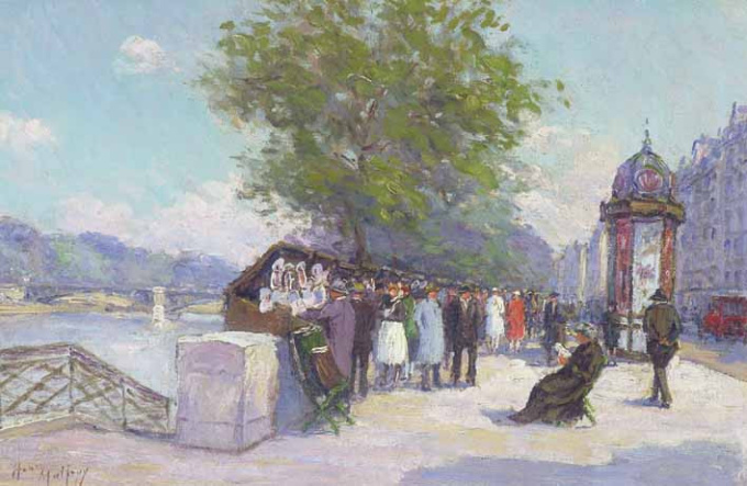  Plage de Chatelet by Henry Malfroy