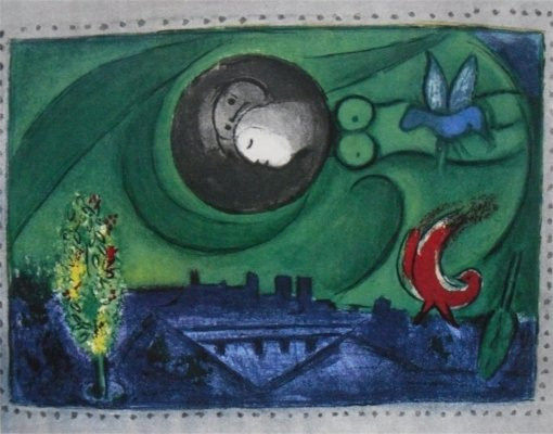 Quai de Bercy by Marc Chagall