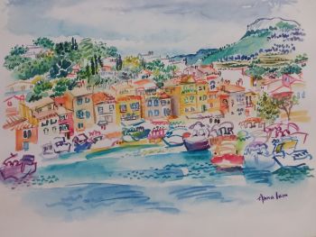         Cassis City in France  by Iam Anna