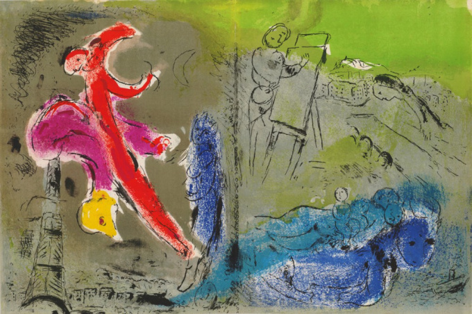 Vision de Paris by Marc Chagall