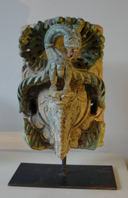 Temple sculpture India by Onbekende Kunstenaar