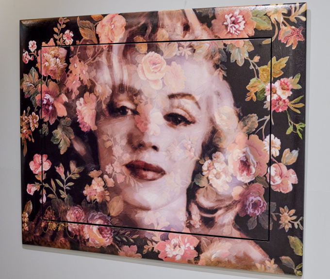 Marilyn Monroe Flowers by Peter Donkersloot
