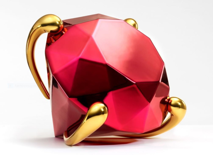 Diamond Red (457/599) by Jeff Koons