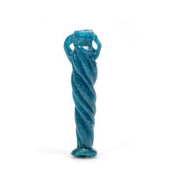 A Late Roman turquoise glass rod-formed balsamarium, 4th-5th century AD by Unknown artist