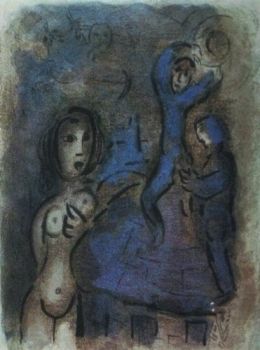 Rahab et les Espions de Jericho by Marc Chagall