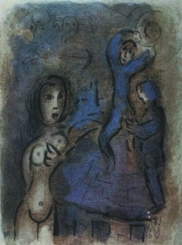 Rahab et les Espions de Jericho by Marc Chagall