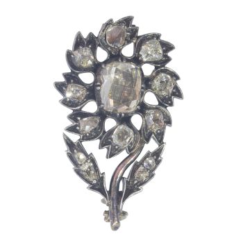 Antique Baroque diamond pin by Artista Desconocido