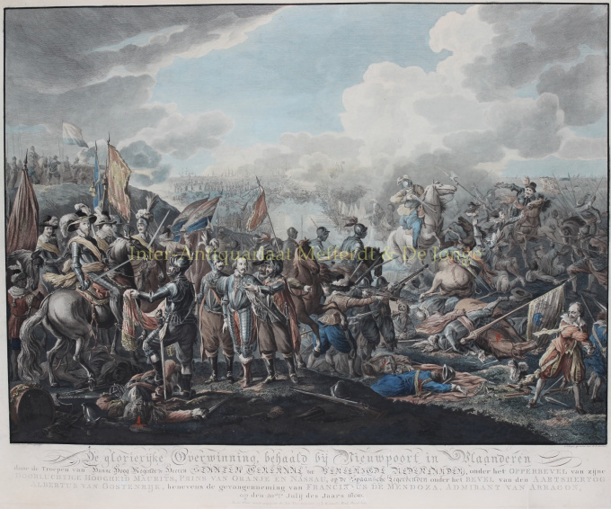 Slag bij Nieuwpoort  by Matthias Sallieth