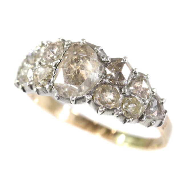 Very early Victorian diamond ring by Onbekende Kunstenaar
