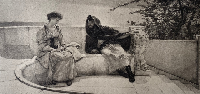An old story by Lawrence Alma-Tadema