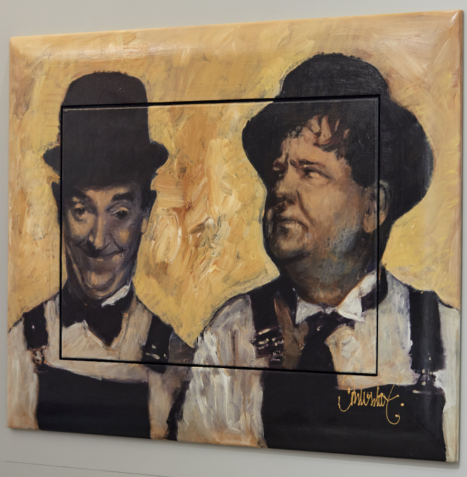 Laurel and Hardy by Peter Donkersloot