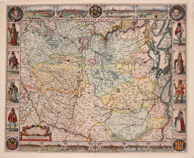 Duchy of Brabant  by Abraham Goos