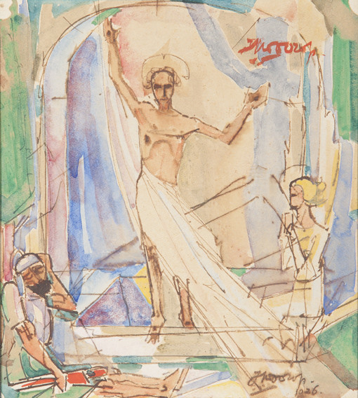 The resurrection of Jesus by Jan Toorop