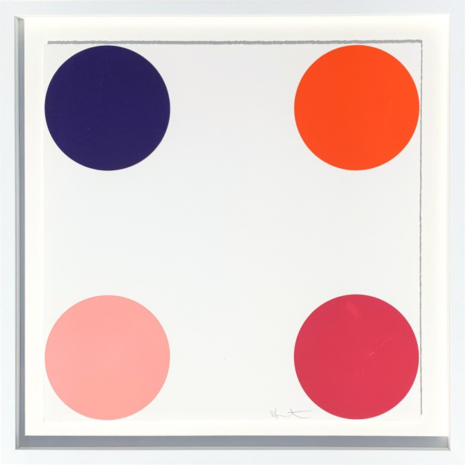 Carbonyl Iron 2011 Woodcut spots (32/55) by Damien Hirst