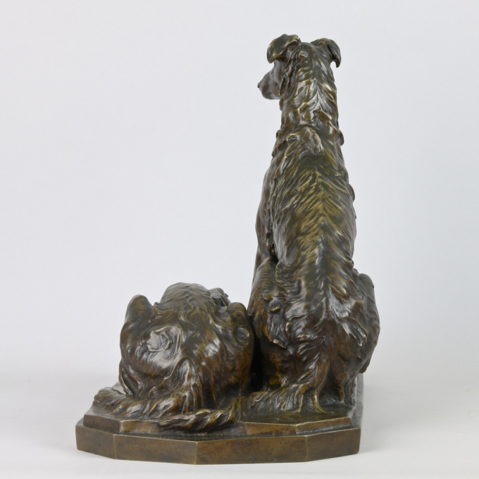 Barzoi Chick & Wick by Susse Frères Foundry