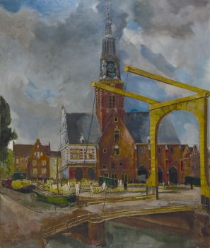 The Cheese market, Alkmaar by Germ de Jong