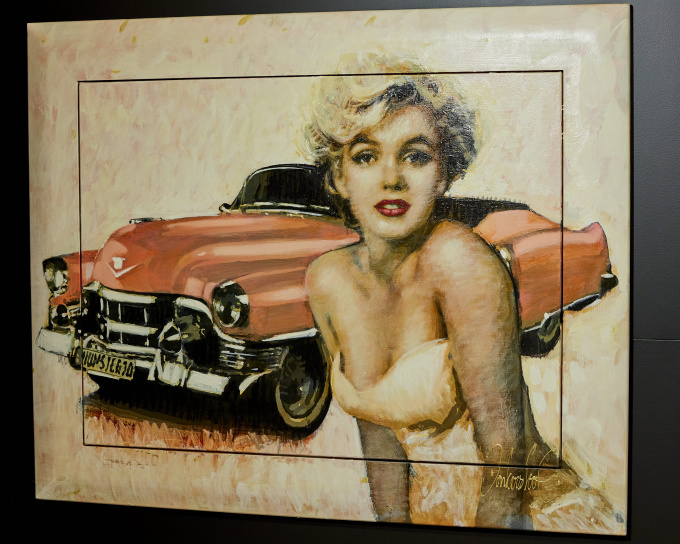 Marilyn Pink Cadillac by Peter Donkersloot