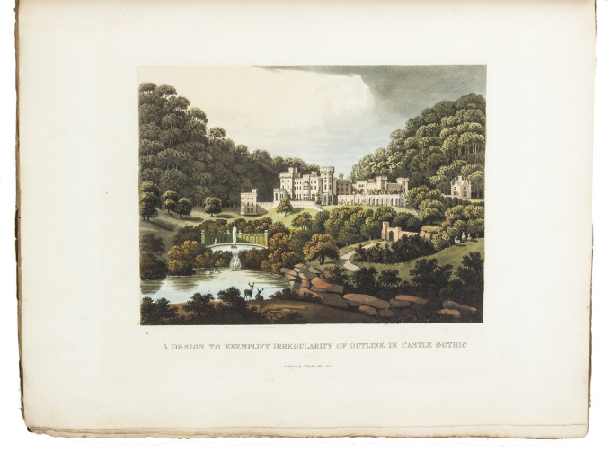 Beautifully illustrated treatise on landscape gardening by Humphry Repton, illustrated with many fin by Humphry Repton