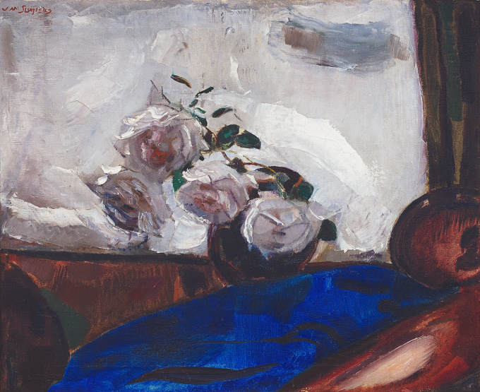 Roses in a Vase by Jan Sluijters