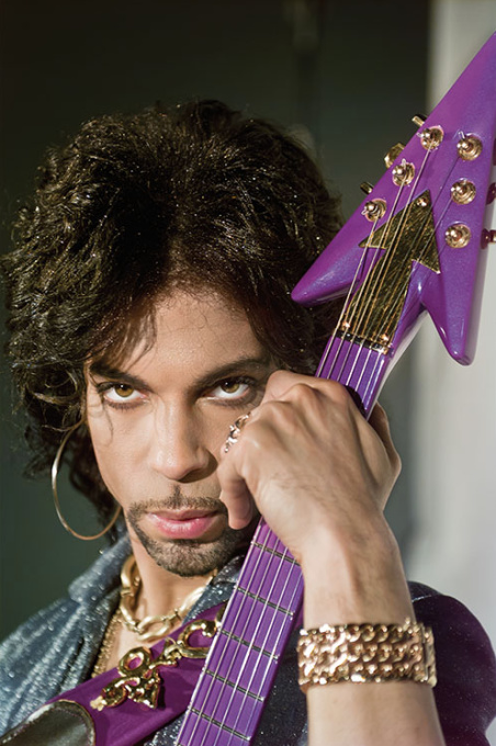 Prince with Love Symbol guitar by Steve Parke