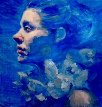 Midnight Blue II by Anne-Rixt Kuik