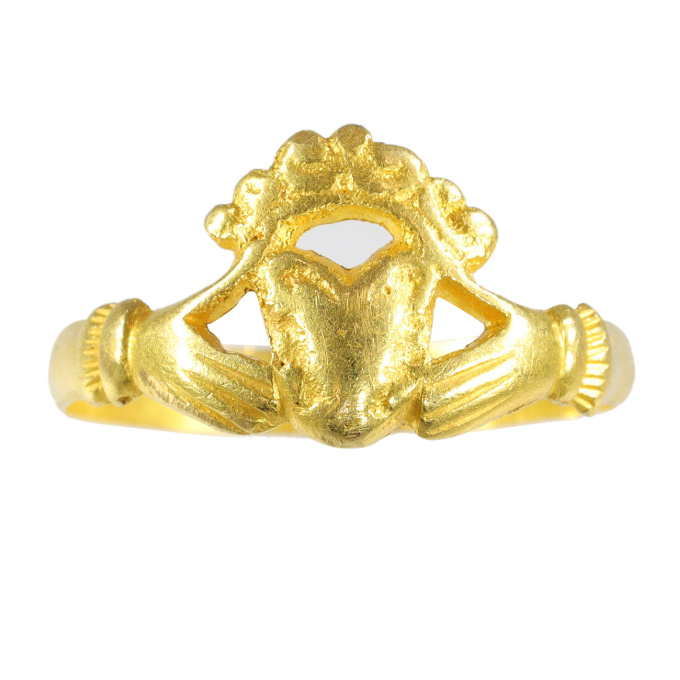 Love Across Centuries: A Dutch 1670 Claddagh Ring by Unknown artist