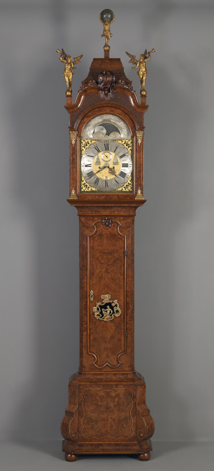 Dutch Long Case Clock by Jan Henkels