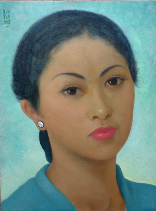 Indonesian portrait by Lim Kwi Bing