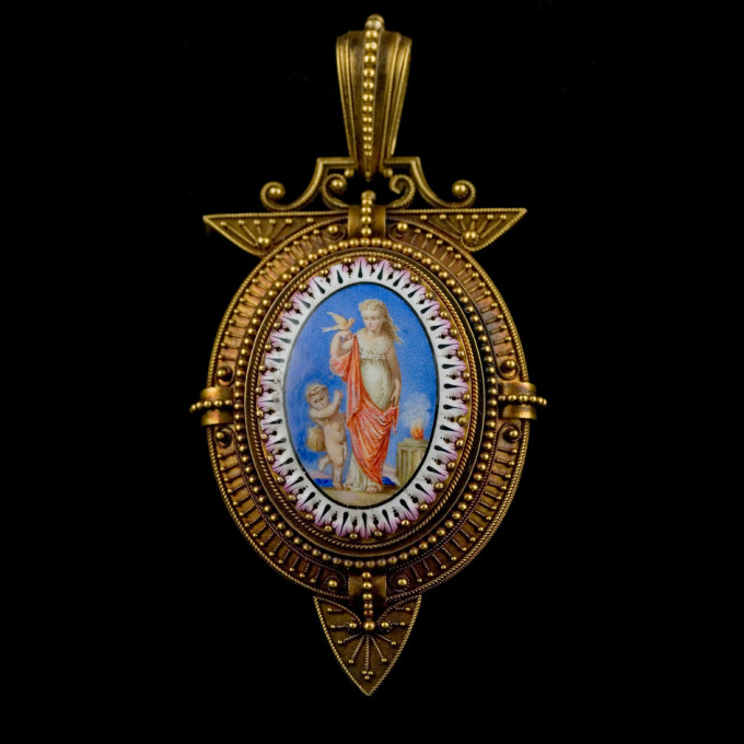 Medallion by Eugene Fontenay