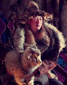 XXX 15 Esker Eagle hunter Sagsai, Bayan Ulgii Province, Mongolia 2017 by Jimmy Nelson