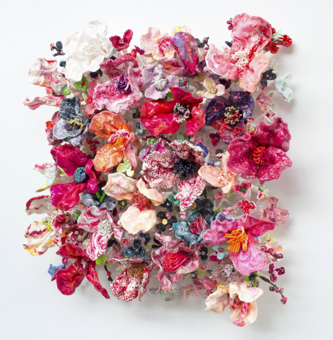 Flower Bonanza - Red & Pink by Stefan Gross
