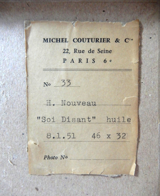 "Soi-disant" by Henri Nouveau