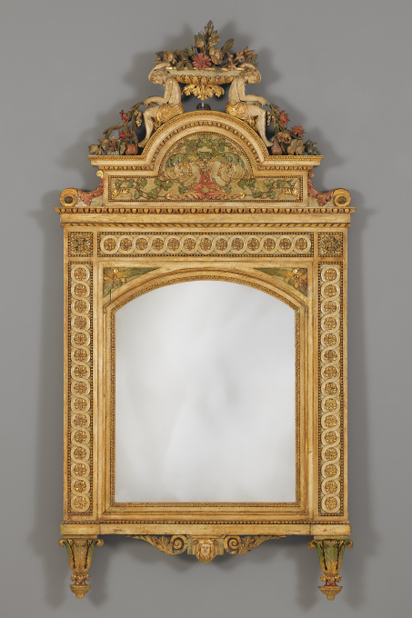 An Italian Mirror in the manner of Giuseppe Maria Bonzanigo by Unbekannter Künstler
