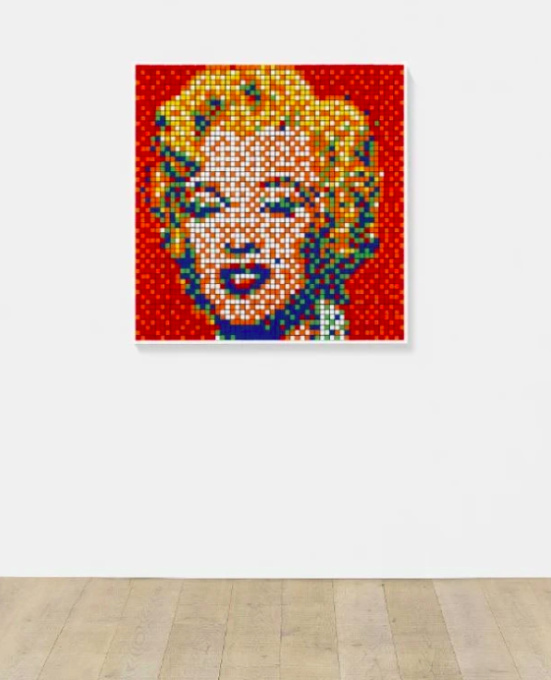 Rubik Shot Red Marilyn (151/774) by Invader